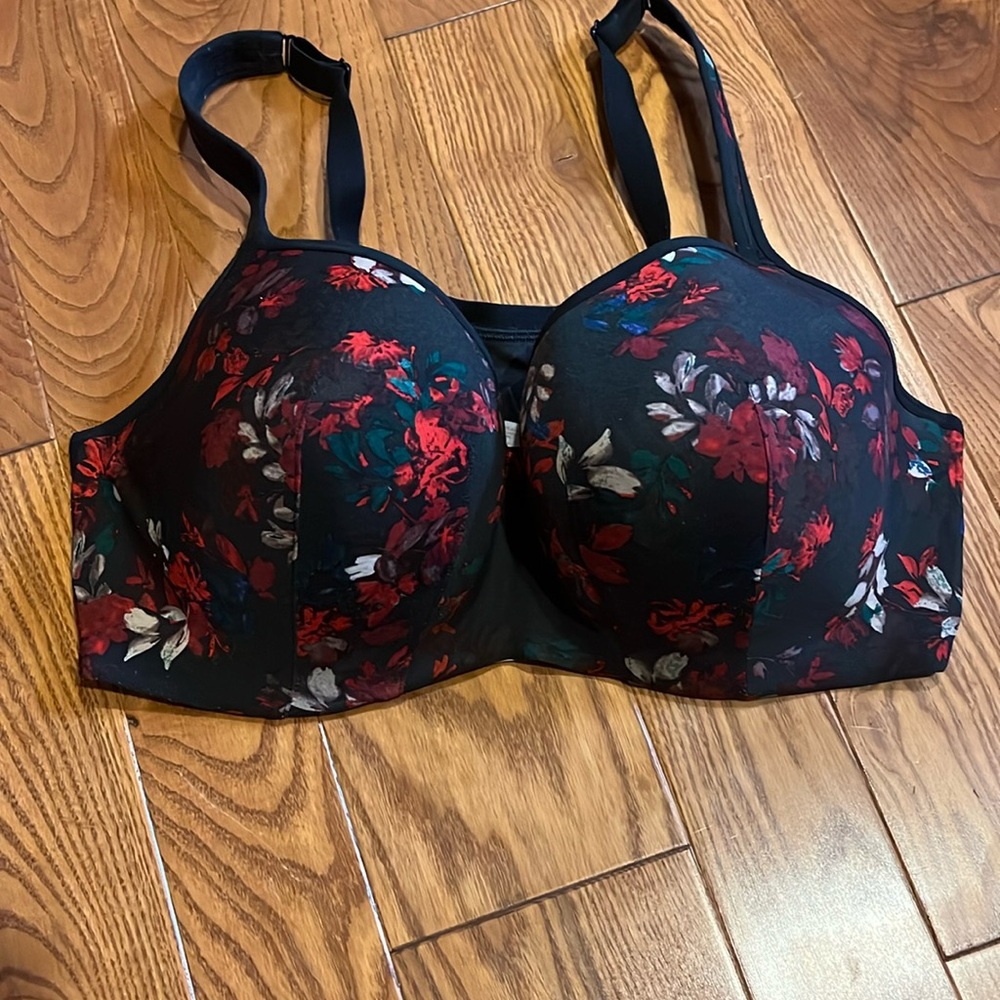 Cacique underwire lightly lined balconette floral 46C